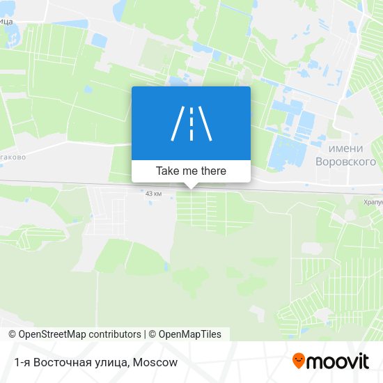 1-я Восточная улица map