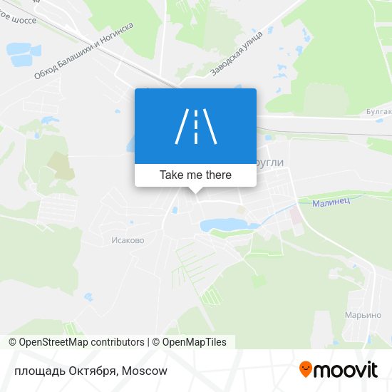 площадь Октября map
