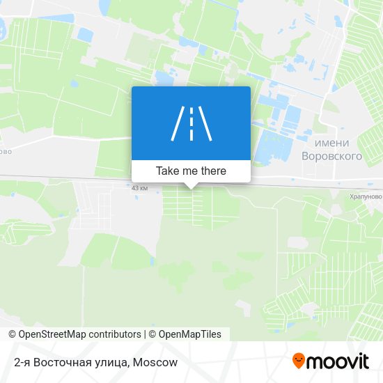 2-я Восточная улица map