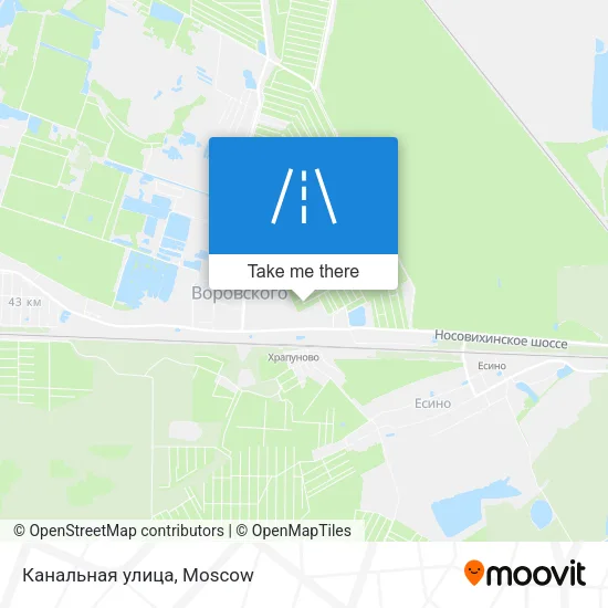 Канальная улица map