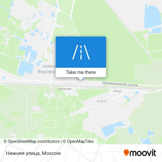 Нижняя улица map