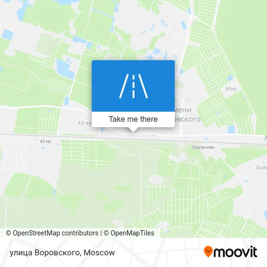 улица Воровского map