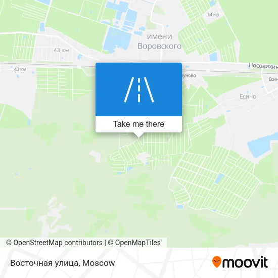Восточная улица map