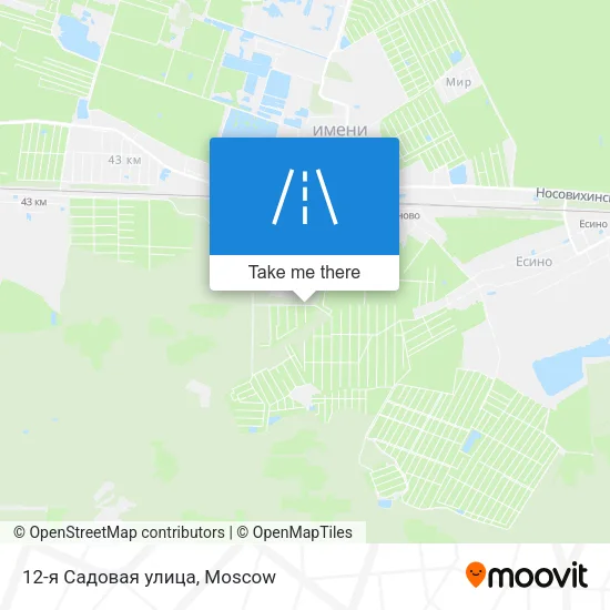 12-я Садовая улица map