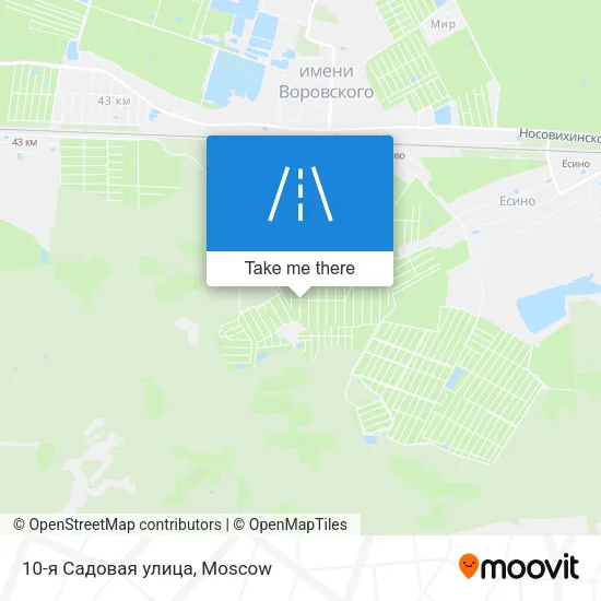10-я Садовая улица map