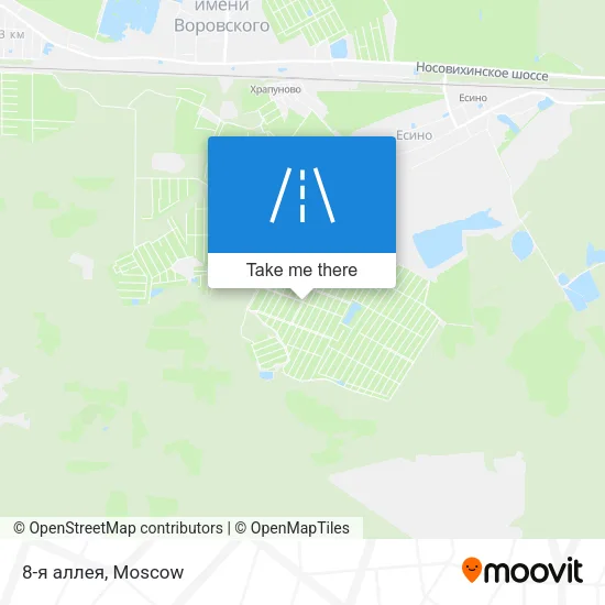 8-я аллея map