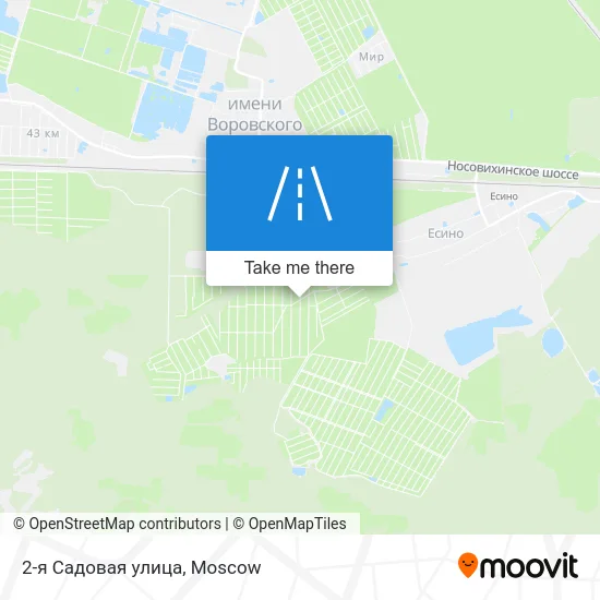 2-я Садовая улица map