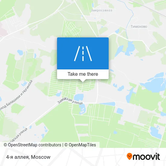 4-я аллея map