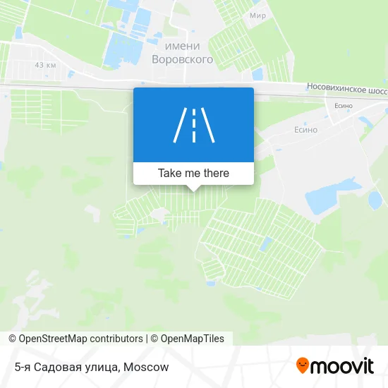 5-я Садовая улица map