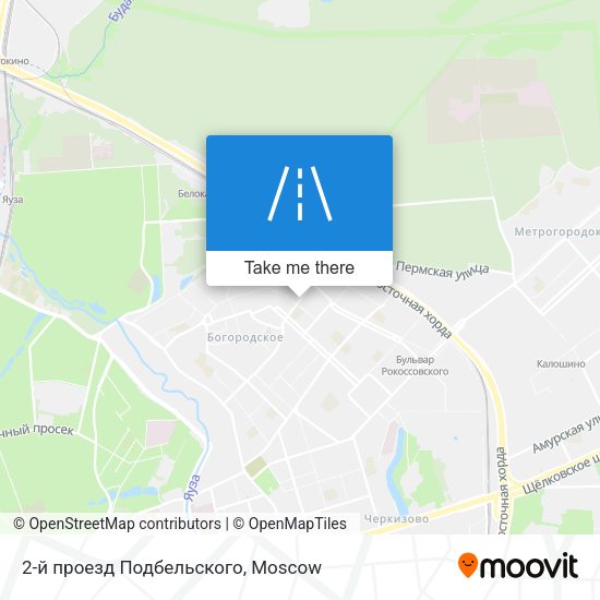 2-й проезд Подбельского map