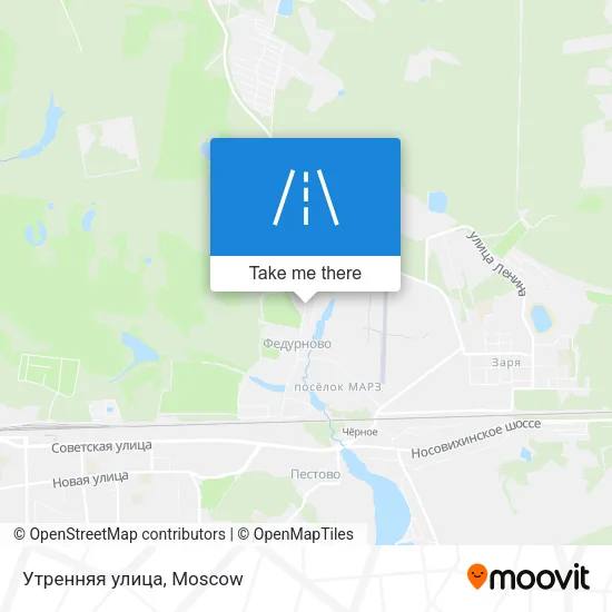 Утренняя улица map