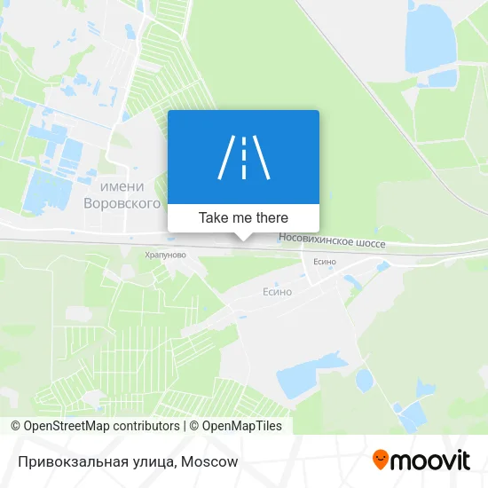 Привокзальная улица map