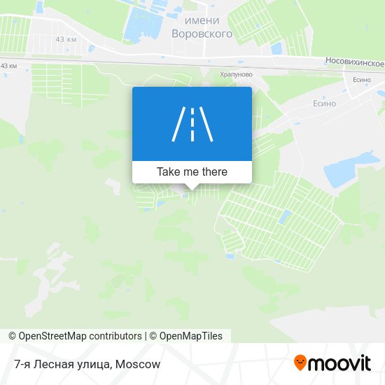 7-я Лесная улица map