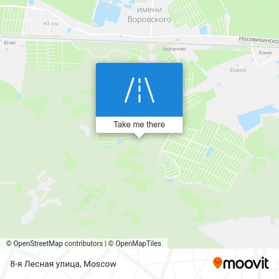 8-я Лесная улица map