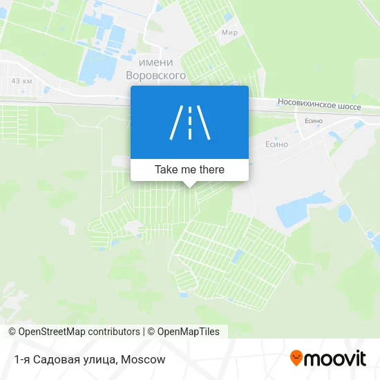 1-я Садовая улица map