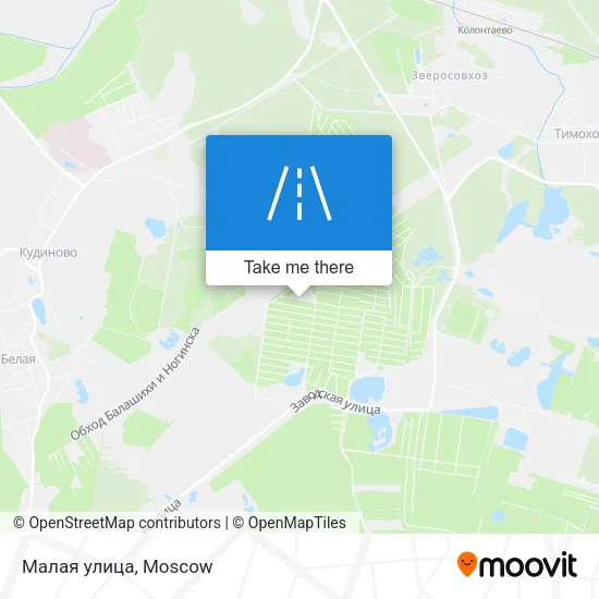 Малая улица map