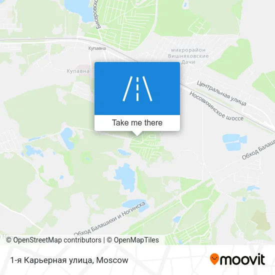 1-я Карьерная улица map