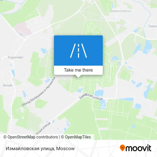 Измайловская улица map