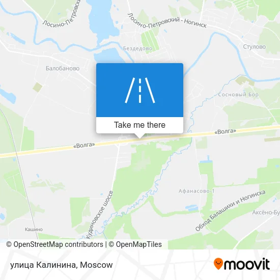 улица Калинина map