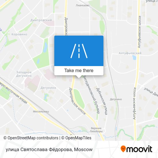 улица Святослава Фёдорова map