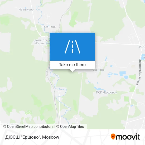 ДЮСШ "Ершово" map