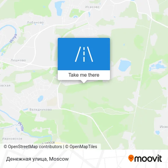 Денежная улица map