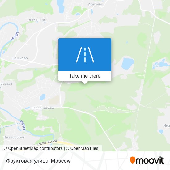 Фруктовая улица map