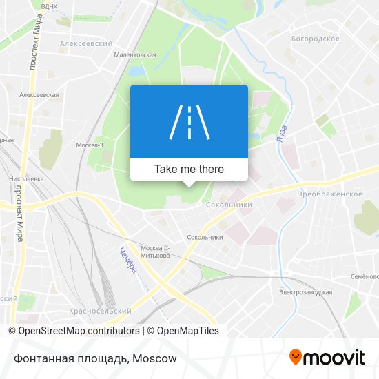 Фонтанная площадь map