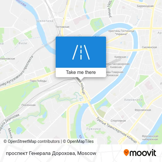 проспект Генерала Дорохова map