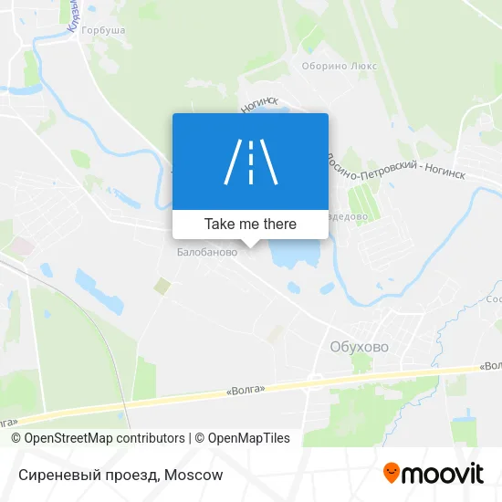 Сиреневый проезд map