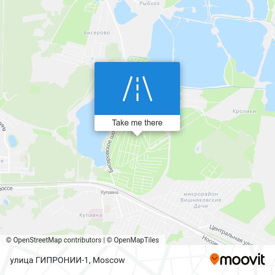 улица ГИПРОНИИ-1 map