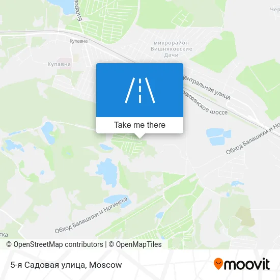 5-я Садовая улица map