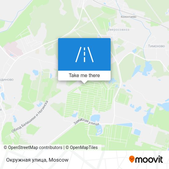 Окружная улица map