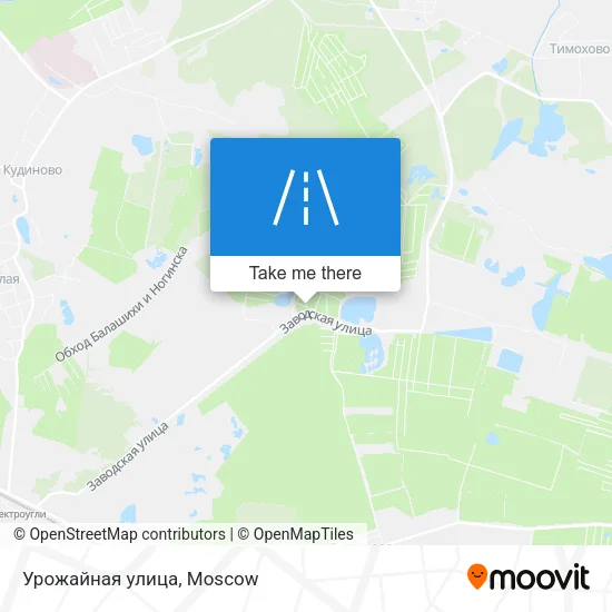 Урожайная улица map