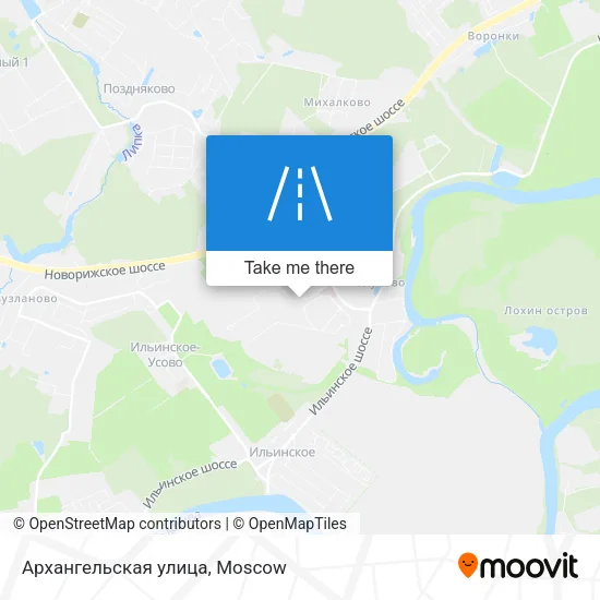 Архангельская улица map