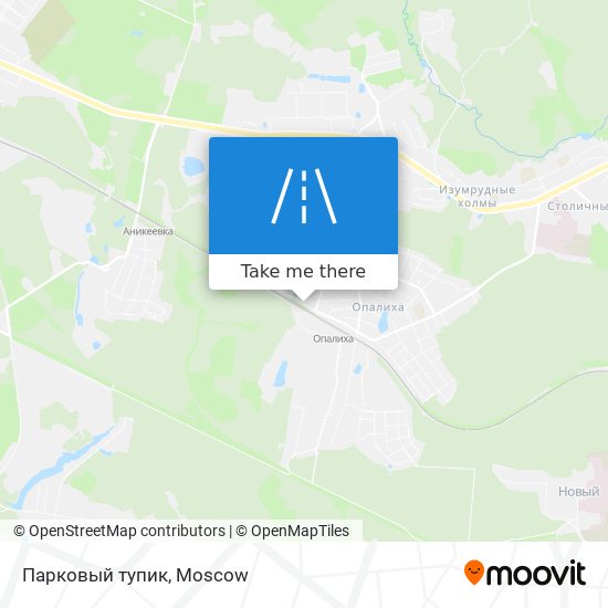 Парковый тупик map