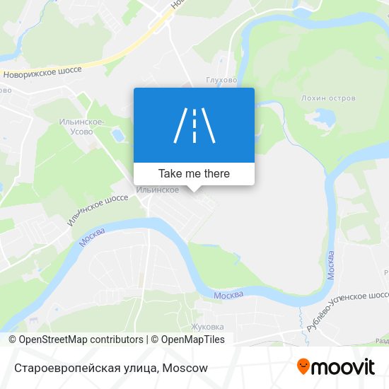 Староевропейская улица map