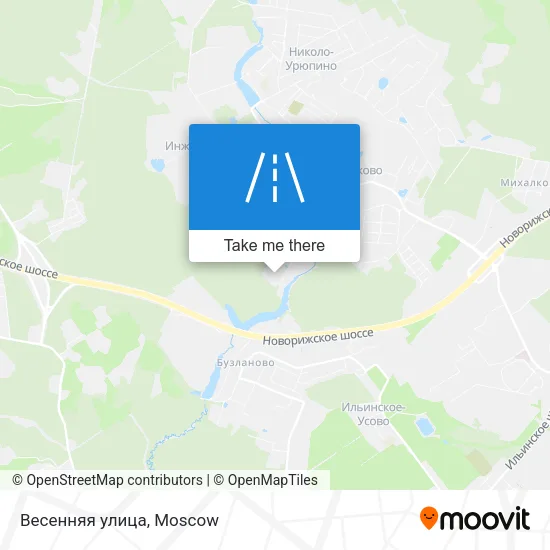 Весенняя улица map