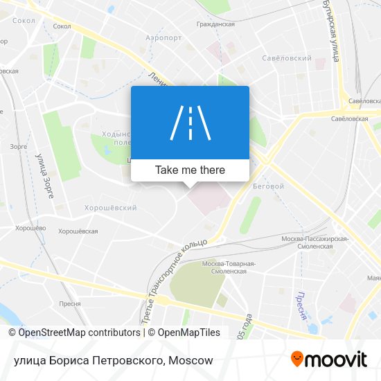 улица Бориса Петровского map