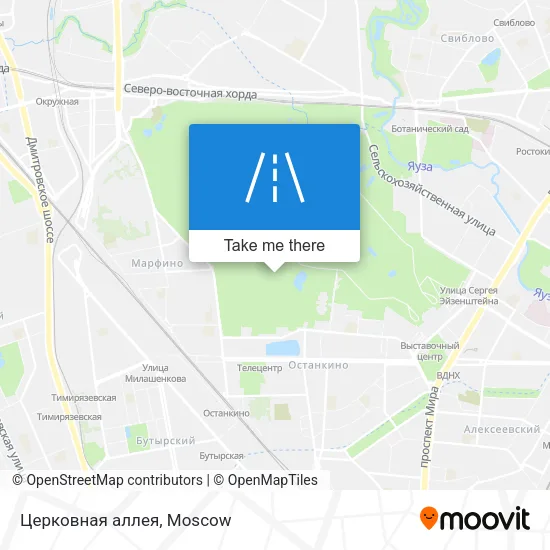 Церковная аллея map