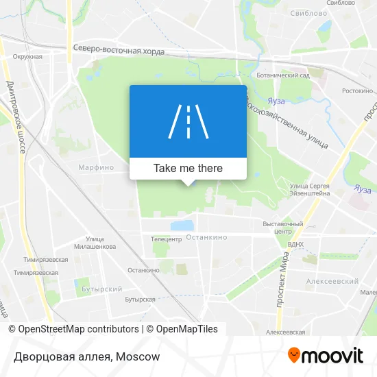 Дворцовая аллея map