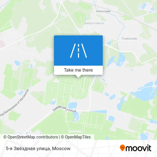 5-я Звёздная улица map