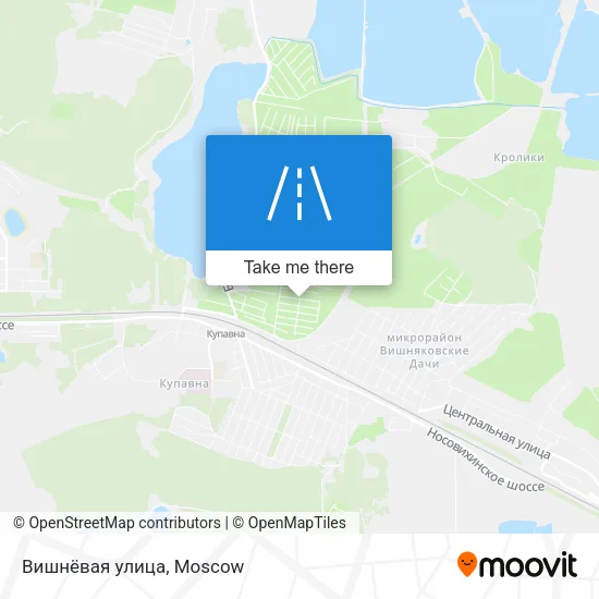 Вишнёвая улица map