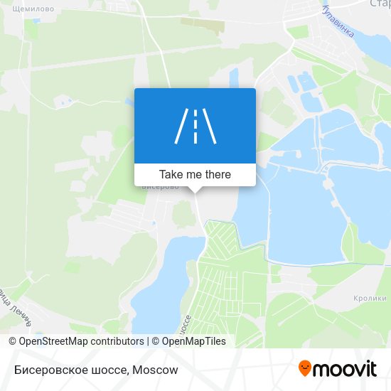 Бисеровское шоссе map