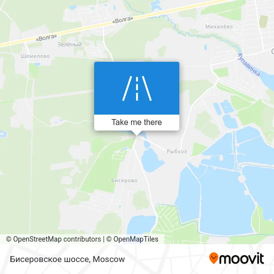 Бисеровское шоссе map