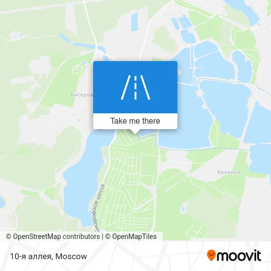 10-я аллея map