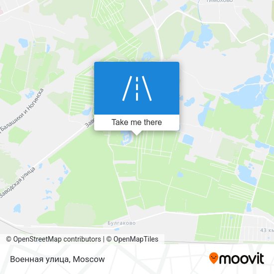 Военная улица map