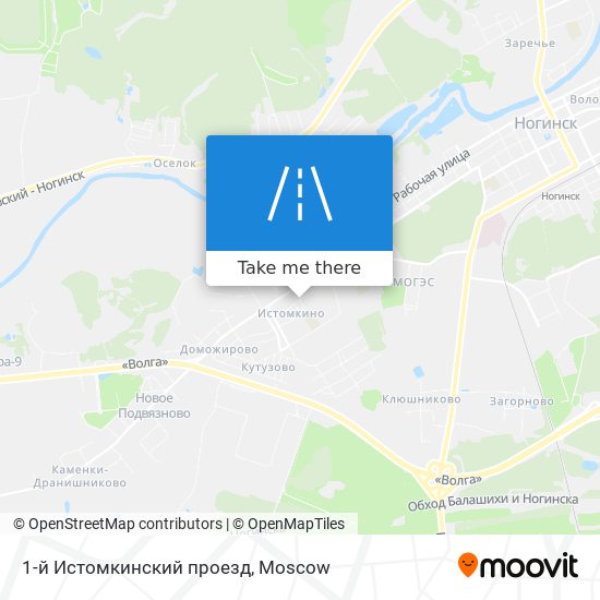 1-й Истомкинский проезд map