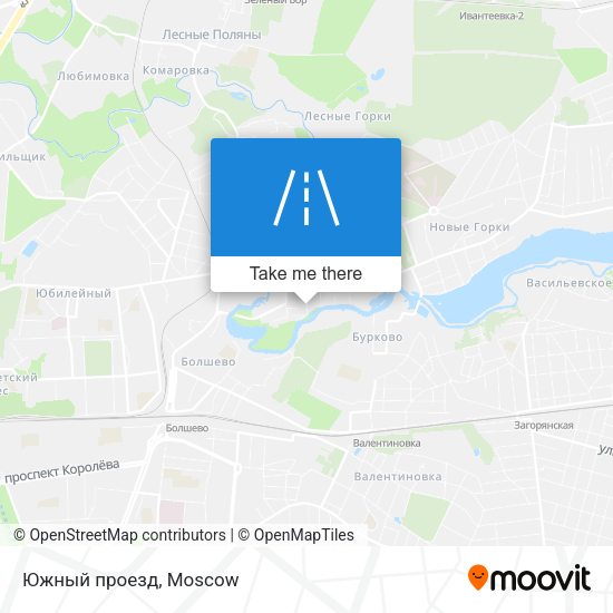 Южный проезд map