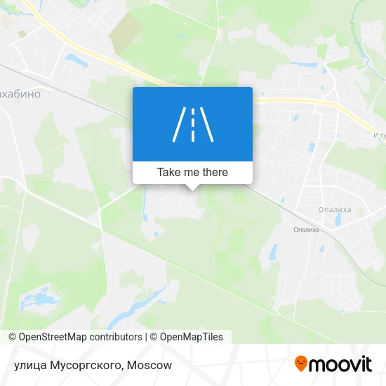 улица Мусоргского map
